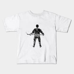 Hockey Player Girl Kids T-Shirt